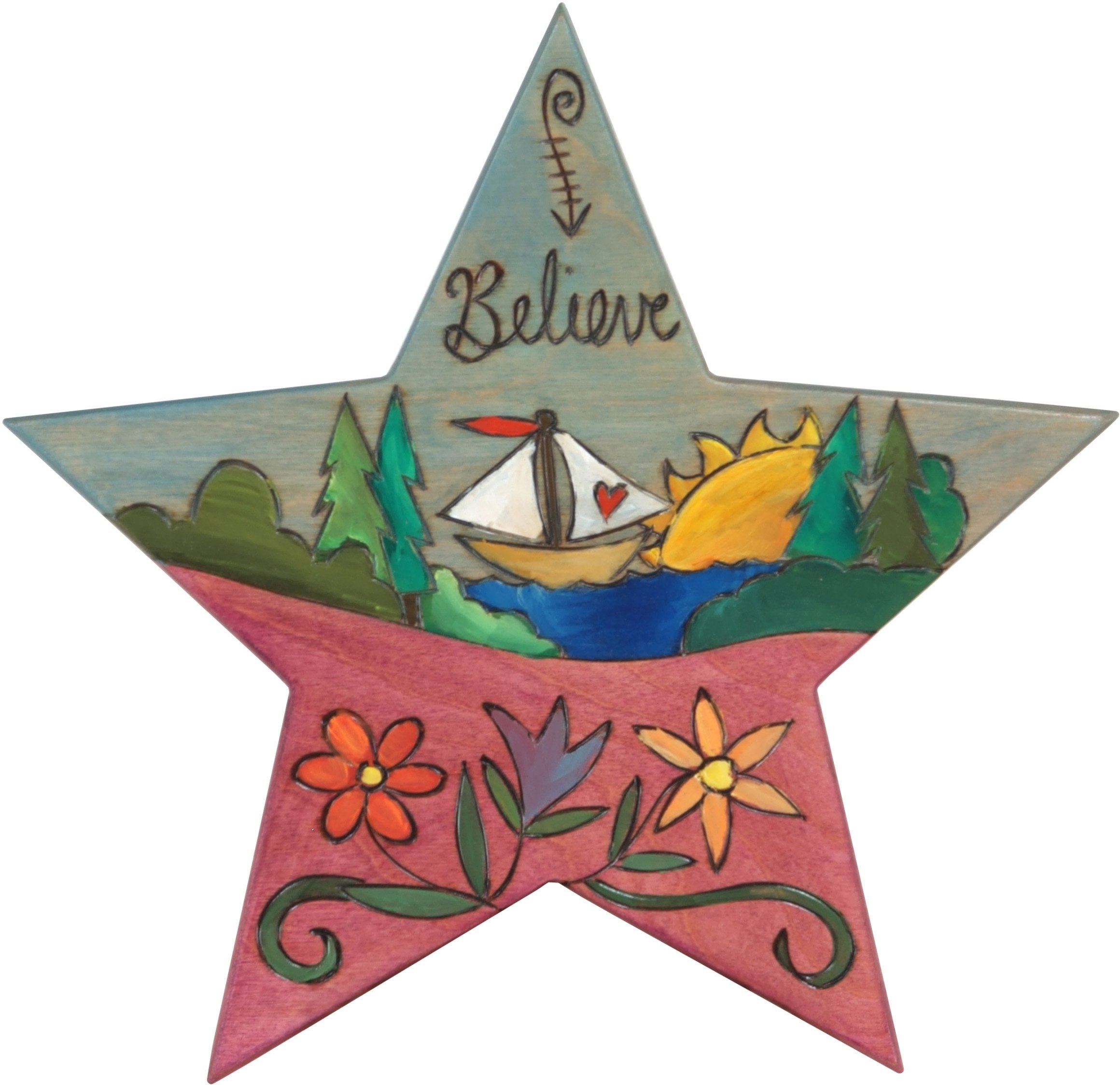 Star Shaped Plaque –  