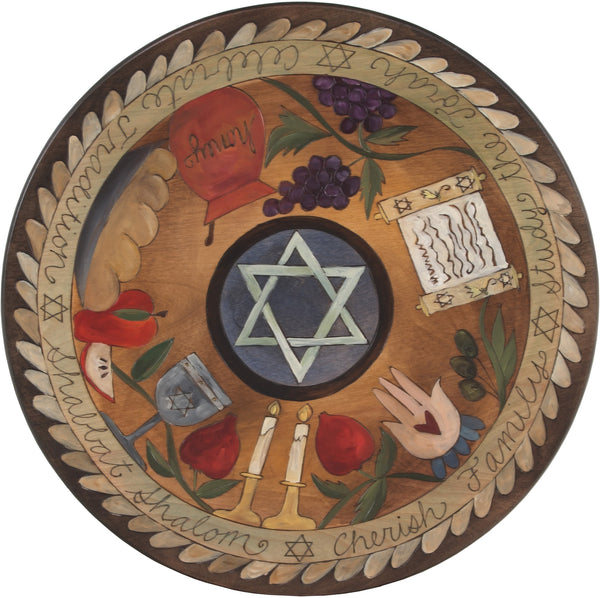 20" Lazy Susan – Neutral and elegant Judaica lazy susan