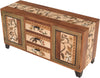 Large Buffet –  Warm credenza buffet with nature motif