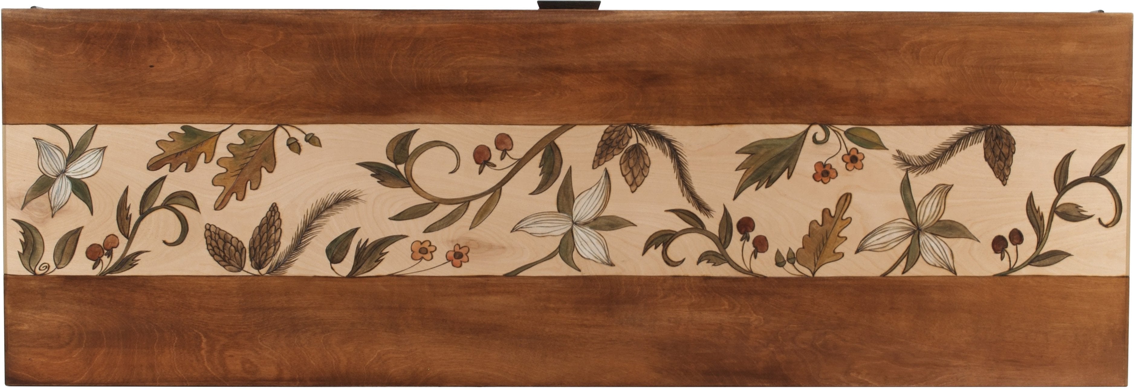 Large Buffet –  Warm credenza buffet with nature motif