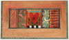 Tall Dresser –  Eclectic and colorful tall dresser with lovely romantic scrolling patterns throughout