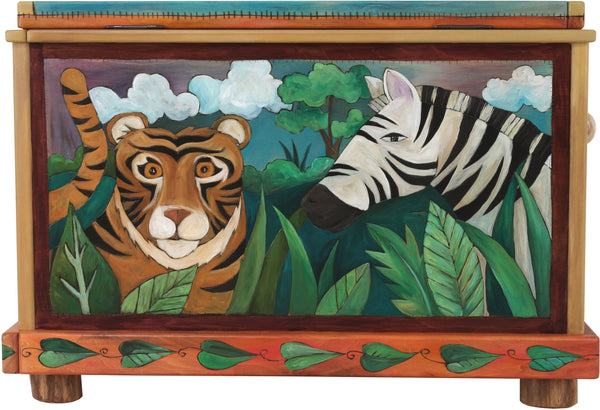 Chest –  "Life's Adventures" chest with safari animals motif