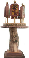 Tablet Menorah –  Lovely 3D folk art menorah