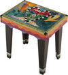 Rectangular End Table –  Beautiful end table with soaring birds and a heart with wings landscape