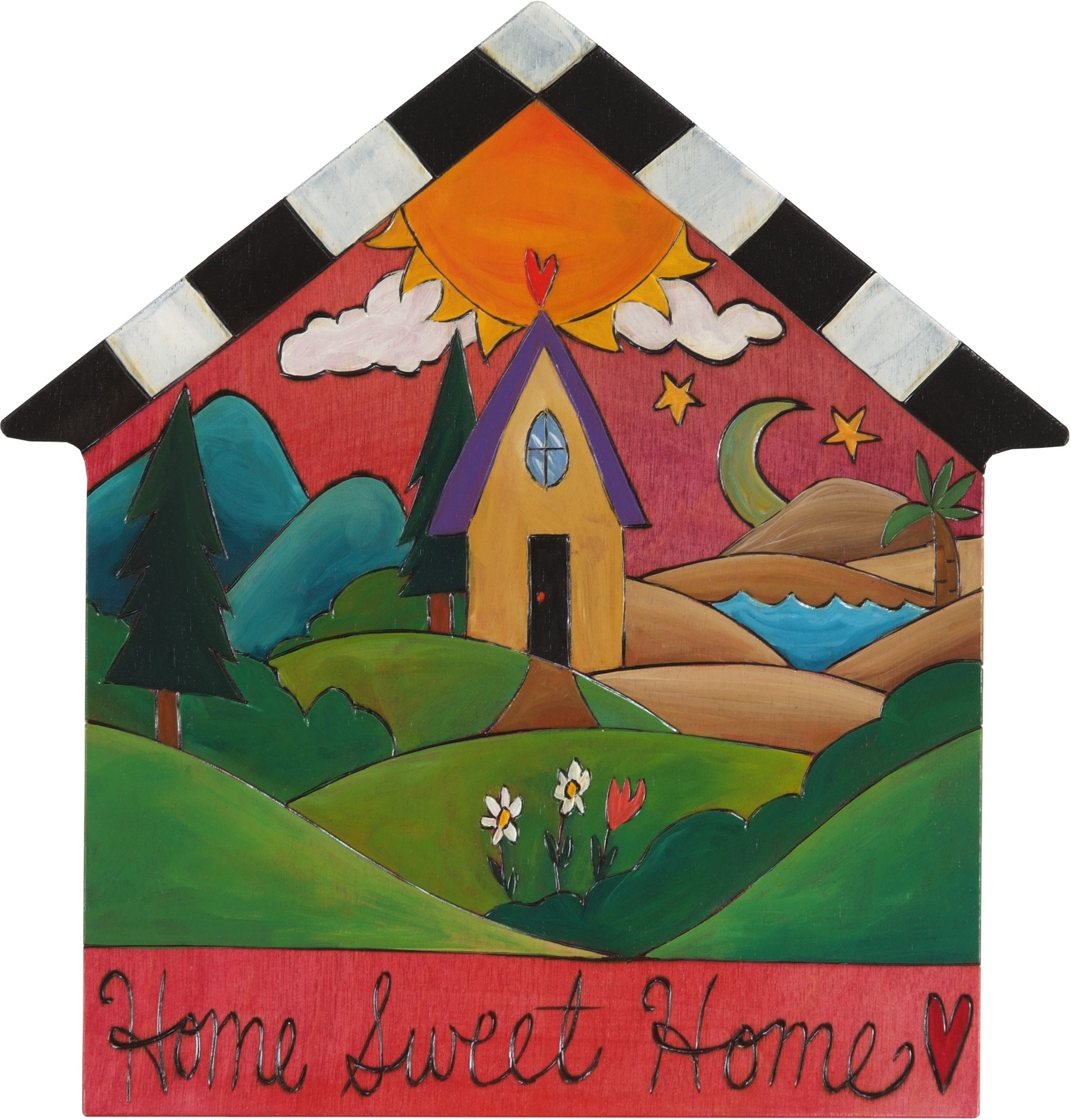 House Shaped Plaque –  