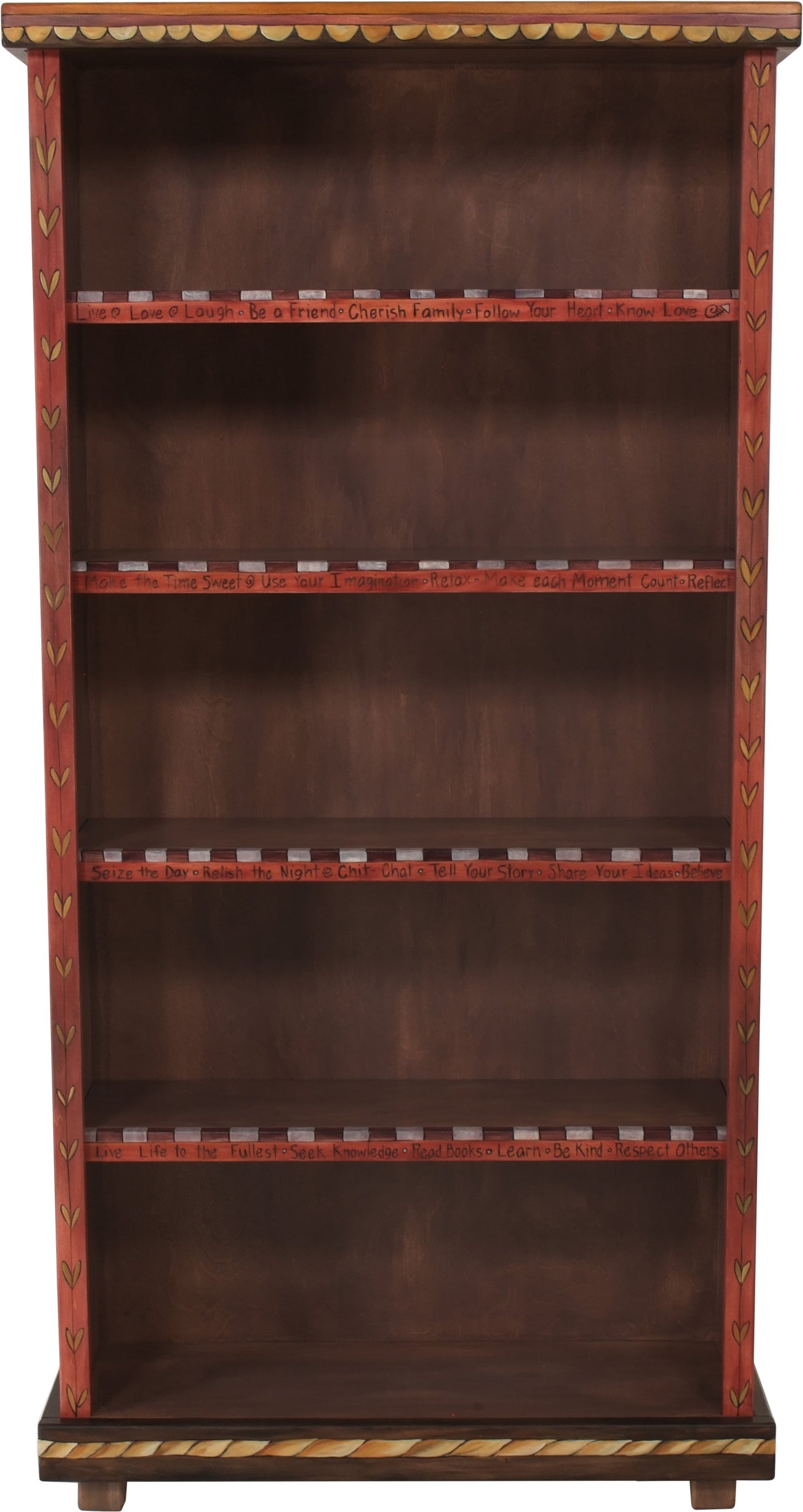 Tall Bookcase with Adjustable Shelves D713552
