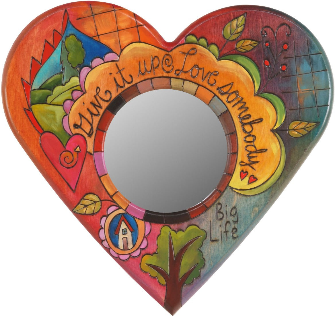 Heart Shaped Mirror –  