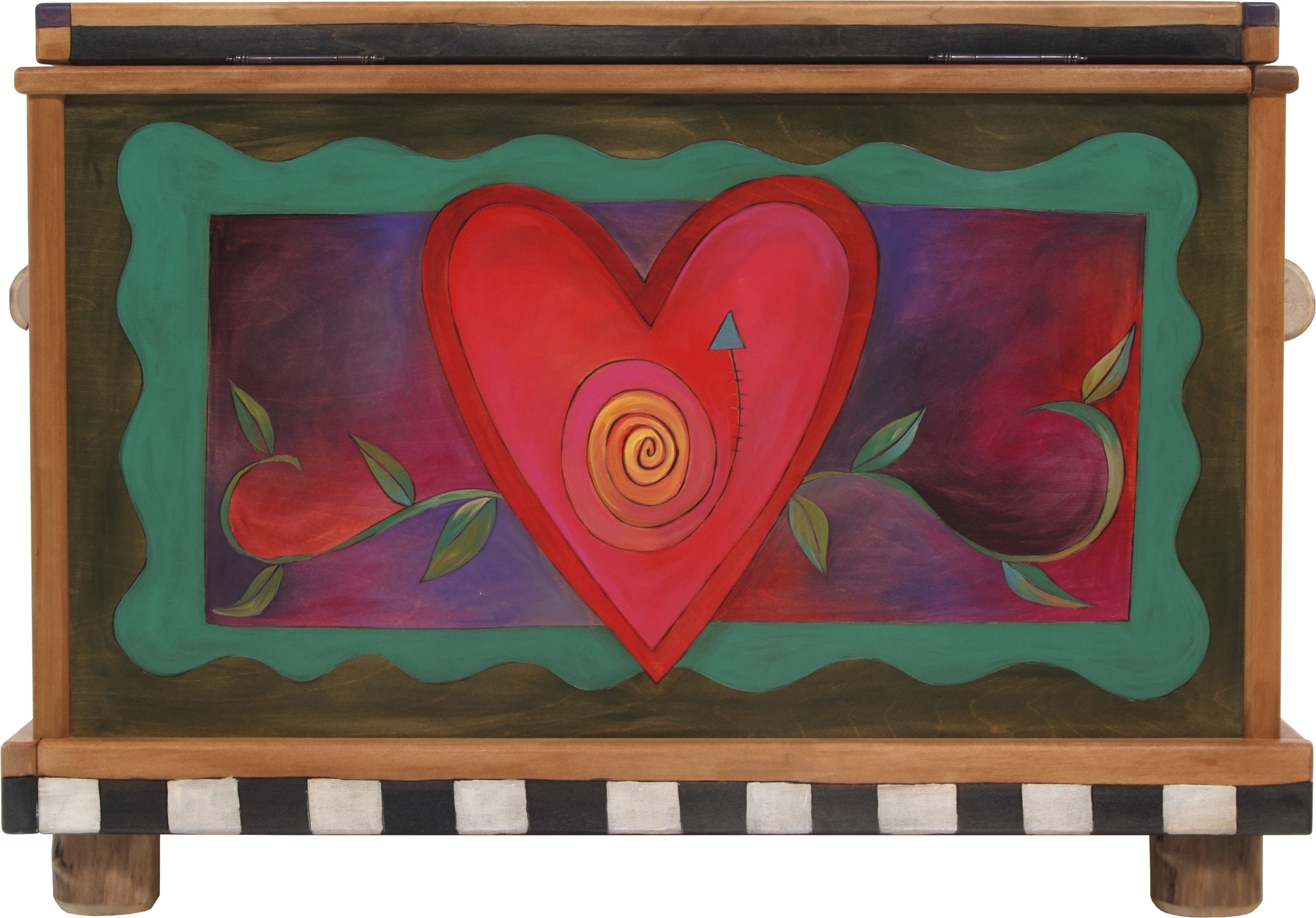 Chest –  Love themed chest with sun, moon and heart motif