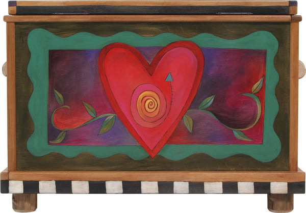 Chest –  Love themed chest with sun, moon and heart motif