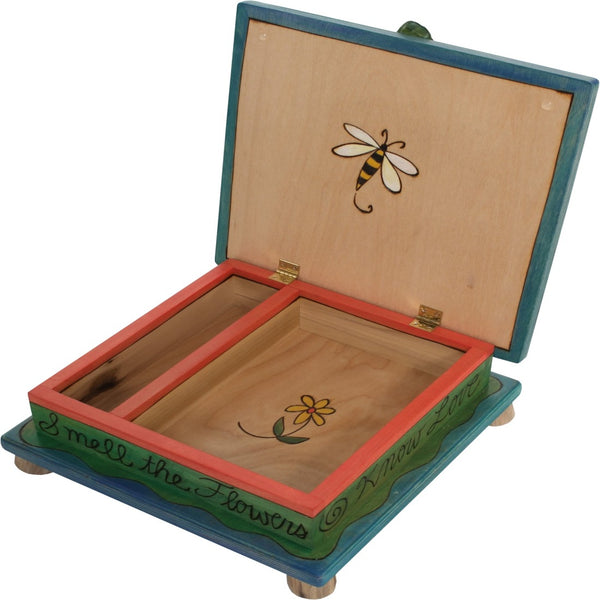 Keepsake Box – Beautiful bouquet of flowers fresh from a field