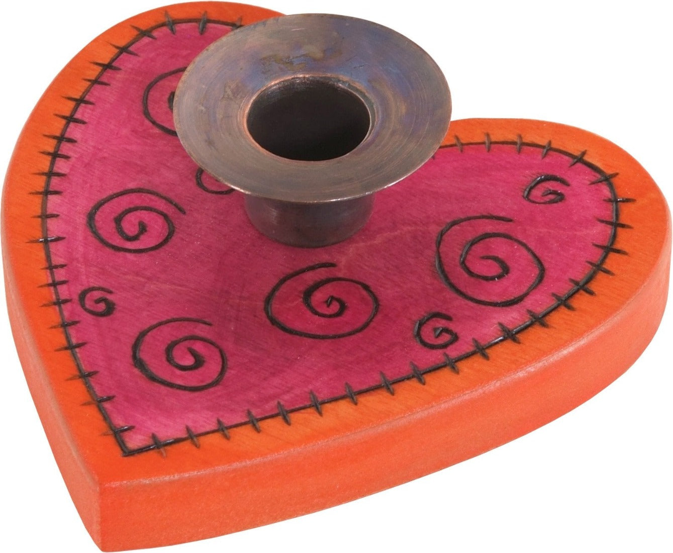 Heart-Shaped Candle Holder –  Lovely little heart-shaped candle holder