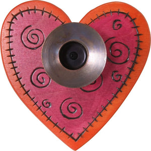 Heart-Shaped Candle Holder –  Lovely little heart-shaped candle holder