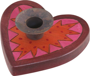 Heart-Shaped Candle Holder – Lovely little heart-shaped candle holder