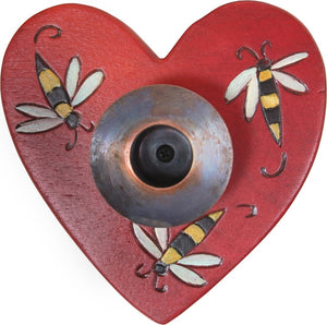 Heart-Shaped Candle Holder –  Sweet little heart-shaped candle holder