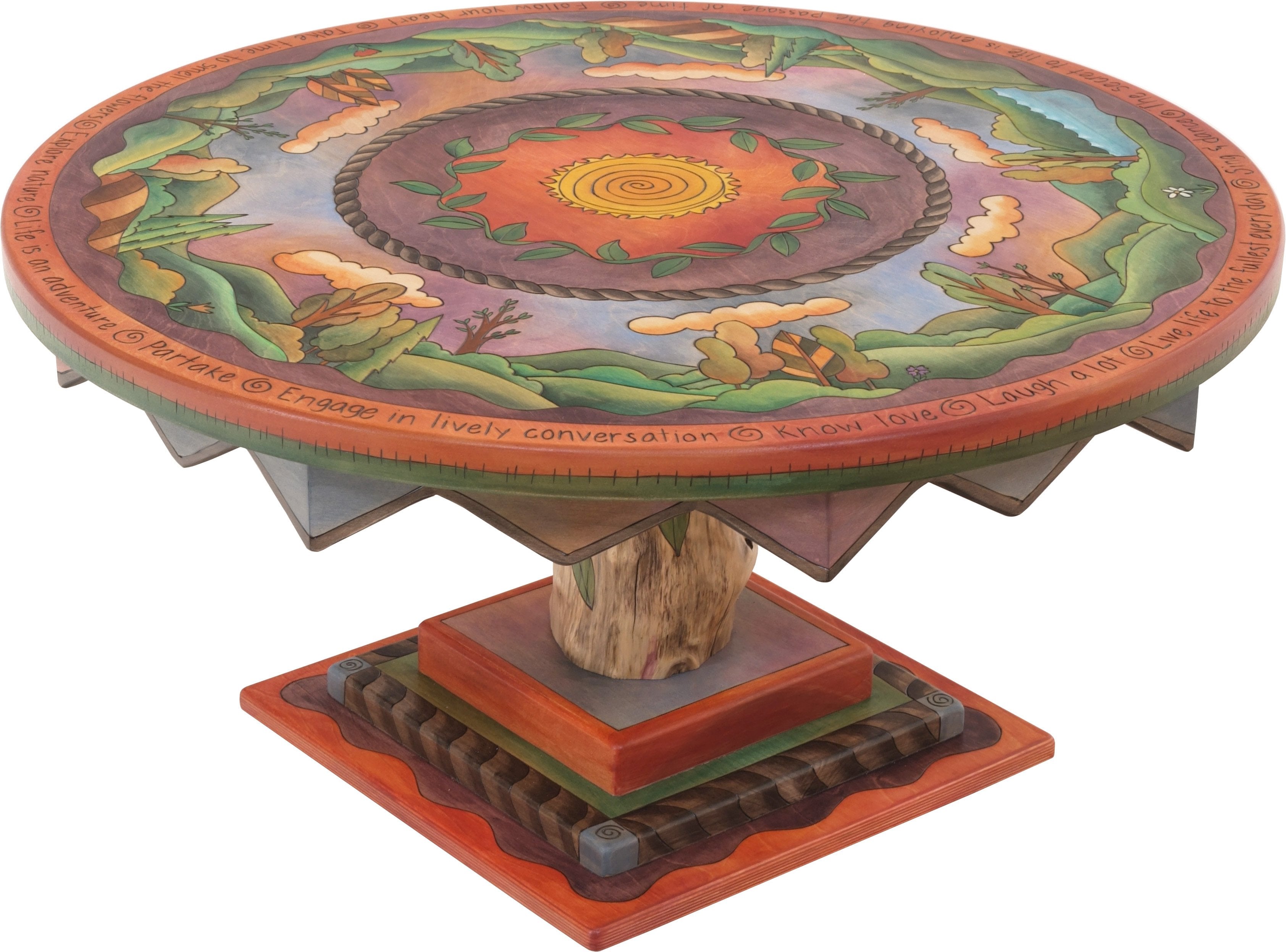 Round Coffee Table –  