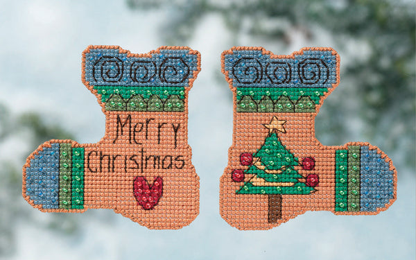 "Merry Christmas" Cross Stitch Kit Ornament