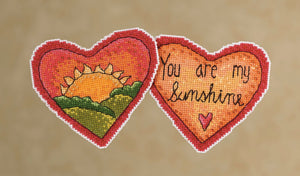 You Are My Sunshine Stitch Kit Ornament –  "You are my sunshine" with a sweet sunrise design