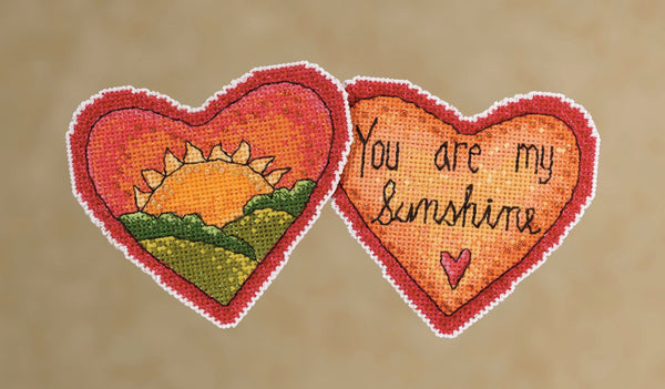 You Are My Sunshine Stitch Kit Ornament –  "You are my sunshine" with a sweet sunrise design