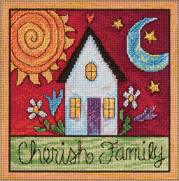 "Cherish Family" Cross Stitch Kit