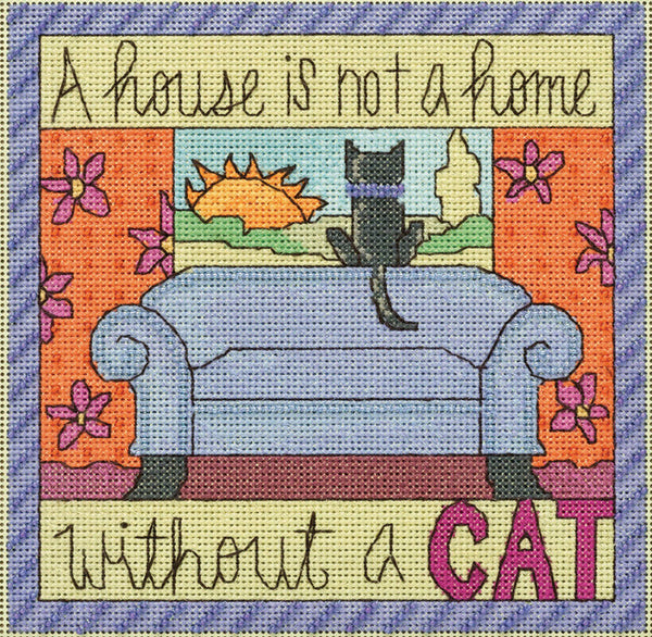 "Without a Cat" Stitch Kit