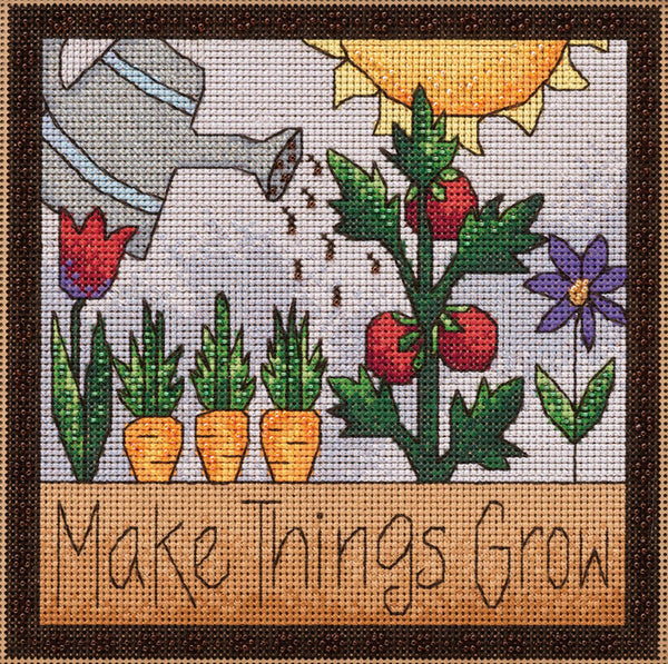 "Make Things Grow" Cross Stitch Kit