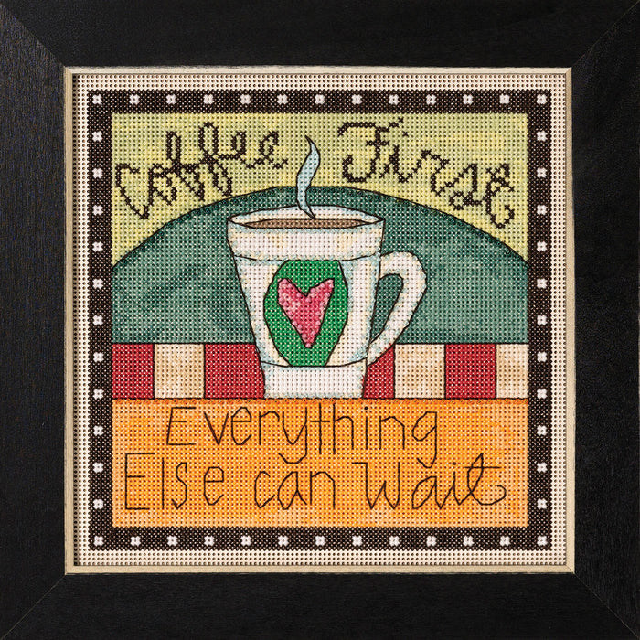 Coffee First Stitch Kit