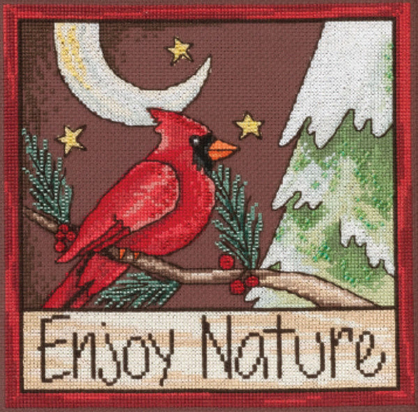 "Enjoy Nature" Cross Stitch Kit