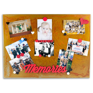 Small Memo Board – Organize notes, appointment slips & documents or make a beautiful collage display of your favorite photos main view